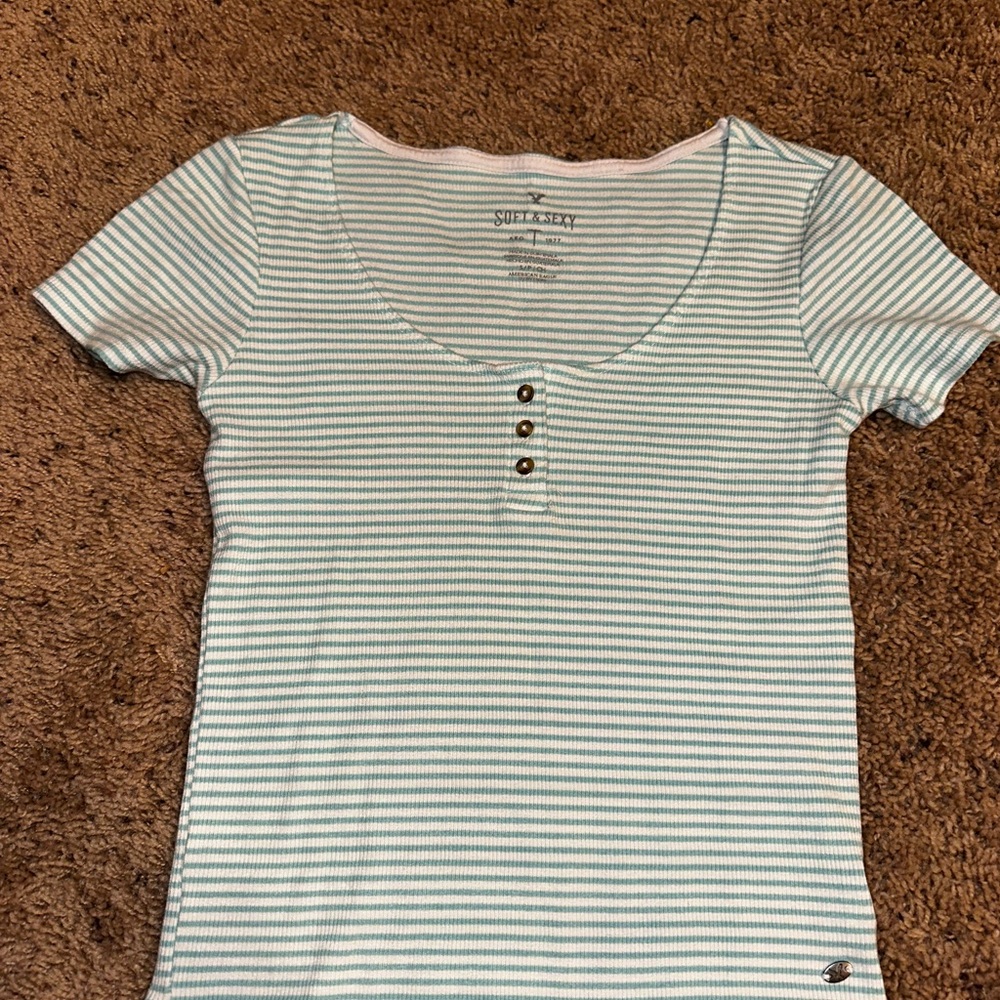 Surf Style Striped T-Shirt